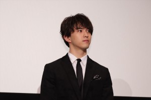 映画『覚悟はいいかそこの女子。』完成披露上映会に登場した甲斐翔真