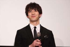 映画『覚悟はいいかそこの女子。』完成披露上映会に登場した甲斐翔真