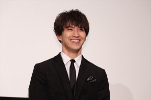 映画『覚悟はいいかそこの女子。』完成披露上映会に登場した甲斐翔真