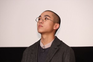 映画『覚悟はいいかそこの女子。』完成披露上映会に登場した若林時英