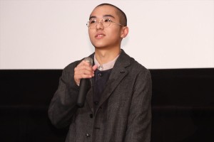 映画『覚悟はいいかそこの女子。』完成披露上映会に登場した若林時英