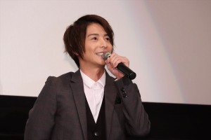 映画『覚悟はいいかそこの女子。』完成披露上映会に登場した小池徹平