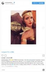 ※「エマ・ワトソン」インスタグラム