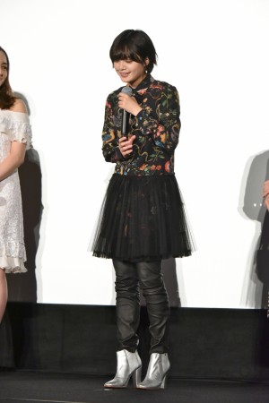 『響 ‐HIBIKI‐』初日舞台挨拶に登壇した平手友梨奈