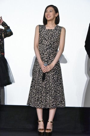 『響 ‐HIBIKI‐』初日舞台挨拶に登壇した北川景子