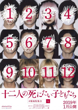 堤幸彦監督『十二人の死にたい子どもたち』1月公開　12人の出演者は不明