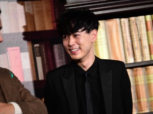 映画『ビブリア古書堂の事件手帖』完成披露イベントにて、成田凌