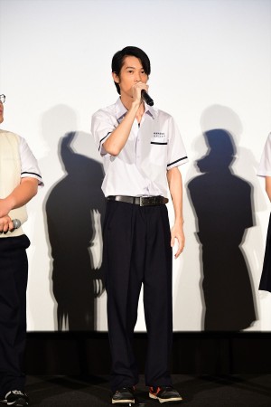 映画『あの頃、君を追いかけた』完成披露試写会に登壇した國島直希