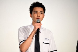 映画『あの頃、君を追いかけた』完成披露試写会に登壇した中田圭祐