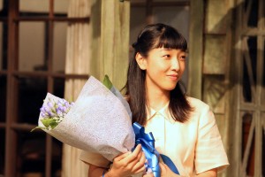 「連続テレビ小説バトンタッチセレモニー」に登場した安藤サクラ