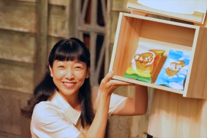 「連続テレビ小説バトンタッチセレモニー」に登場した安藤サクラ