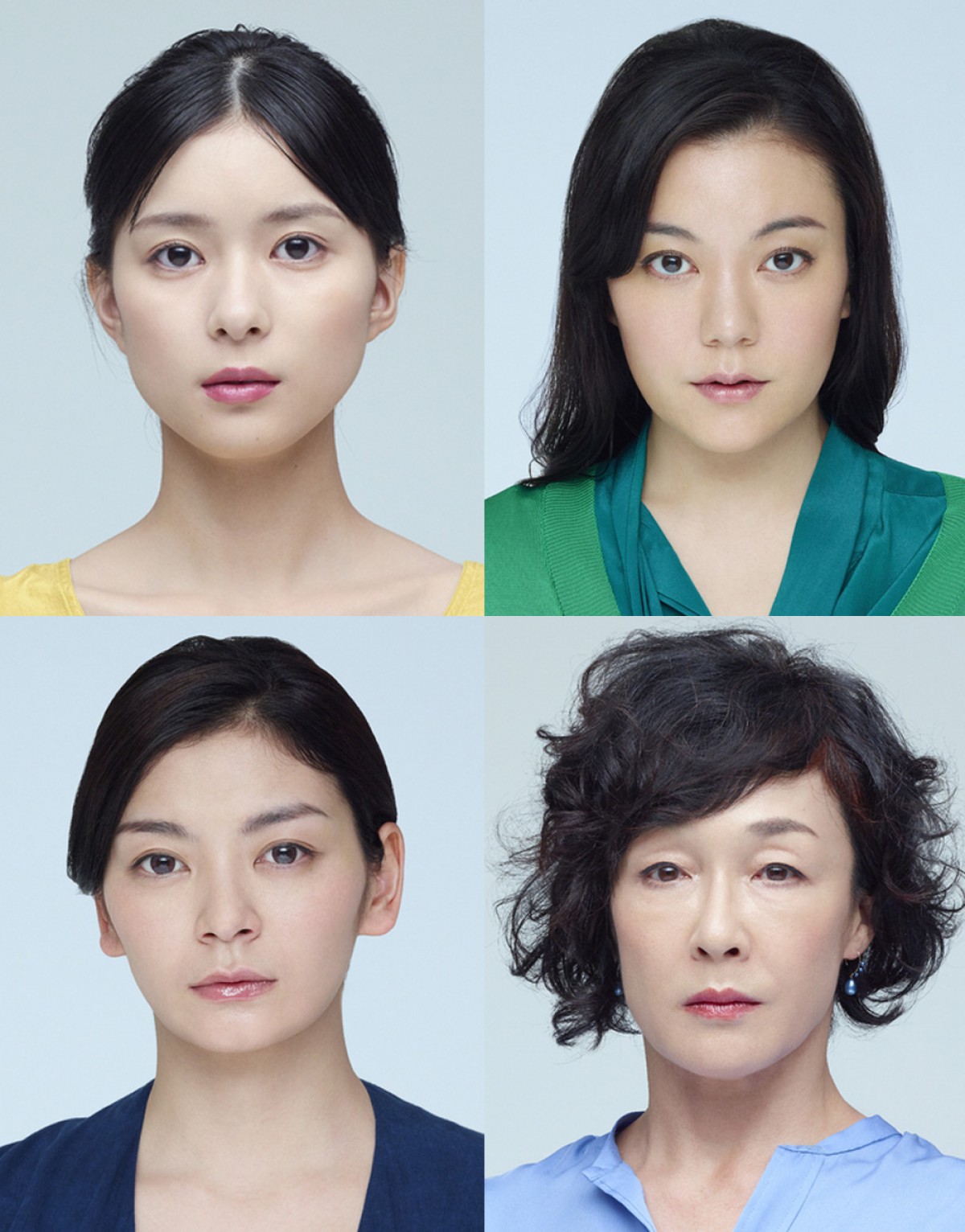 『母と惑星について、および自転する女たちの記録』出演者たち。上段左から芳根京子、鈴木杏、下段左から田畑智子、キムラ緑子