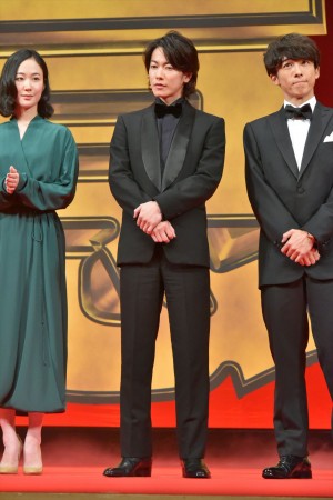 『億男』完成披露試写会に登壇した佐藤健