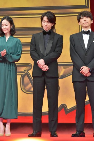 『億男』完成披露試写会に登壇した佐藤健