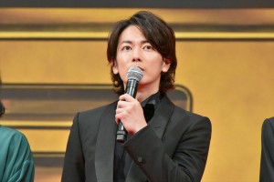 『億男』完成披露試写会に登壇した佐藤健