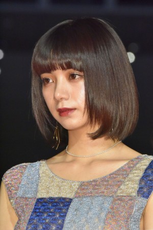 『億男』完成披露試写会に登壇した池田エライザ