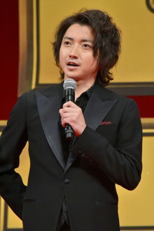 『億男』完成披露試写会に登壇した藤原竜也