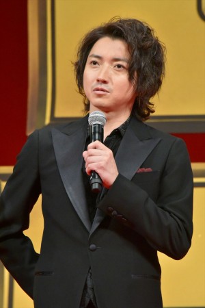 『億男』完成披露試写会に登壇した藤原竜也