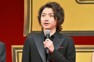 『億男』完成披露試写会に登壇した藤原竜也
