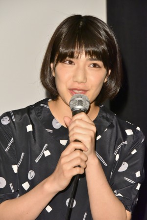 映画『純平、考え直せ』初日舞台挨拶に登壇した木下愛華