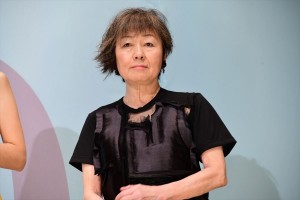 映画『食べる女』公開記念舞台挨拶に登壇した筒井ともみ（原作）