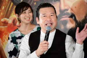 映画『ルイスと不思議の時計』吹替版完成会見に出席した佐藤二朗