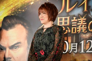映画『ルイスと不思議の時計』吹替版完成会見に出席した松本梨香