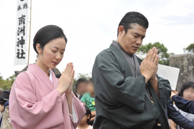 NHK大河ドラマ『西郷どん』南洲神社 西郷隆盛のお墓まいりの様子