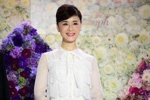 「CELEBRATE 18FW COLLECTION of FLORALE by Triumph」に出席した大地真央