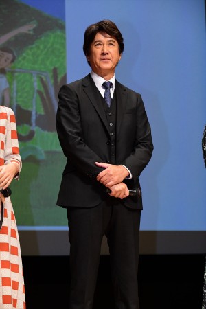 映画『体操しようよ』完成披露舞台挨拶に登壇した草刈正雄