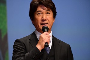 映画『体操しようよ』完成披露舞台挨拶に登壇した草刈正雄