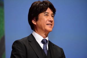 映画『体操しようよ』完成披露舞台挨拶に登壇した草刈正雄