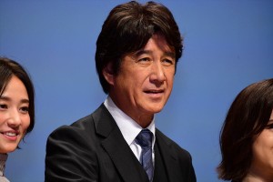 映画『体操しようよ』完成披露舞台挨拶に登壇した草刈正雄