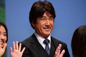 映画『体操しようよ』完成披露舞台挨拶に登壇した草刈正雄