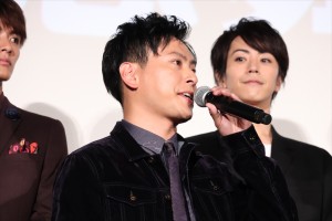 『DTC ‐湯けむり純情篇‐ from HiGH＆LOW』公開記念舞台挨拶に登場した山下健二郎