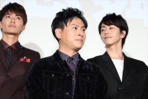 『DTC ‐湯けむり純情篇‐ from HiGH＆LOW』公開記念舞台挨拶に登場した山下健二郎