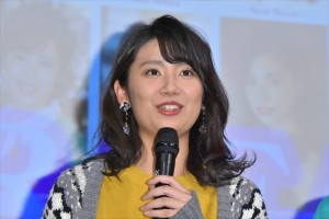 『フジテレビ女性アナウンサーカレンダー2019』発売記念スペシャルトークショーに登場した新美有加アナウンサー
