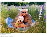 「ビール腹なパパと犬」2019年カレンダー　※海外メディア「HUFFPOST」のスクリーンショット