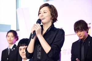 木曜ドラマ『リーガルＶ～元弁護士・小鳥遊翔子～』制作発表記者会見に登場した米倉涼子