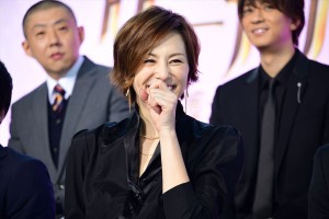 木曜ドラマ『リーガルＶ～元弁護士・小鳥遊翔子～』制作発表記者会見に登場した米倉涼子