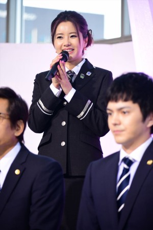 木曜ドラマ『リーガルＶ～元弁護士・小鳥遊翔子～』制作発表記者会見に登場した内藤理沙