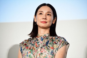 映画『ハナレイ・ベイ』プレミア上映会に登壇した吉田羊