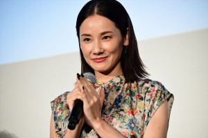 映画『ハナレイ・ベイ』プレミア上映会に登壇した吉田羊