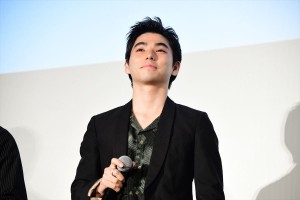 映画『ハナレイ・ベイ』プレミア上映会に登壇した村上虹郎