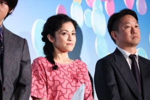 映画『オズランド 笑顔の魔法おしえます。』プレミア上映会に登壇した濱田マリ