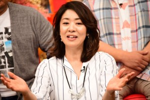 フジテレビ新番組『坂上どうぶつ王国』出演者会見に登場した片平なぎさ