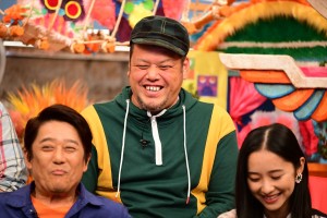 フジテレビ新番組『坂上どうぶつ王国』出演者会見に登場したくっきー（野性爆弾）