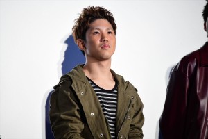 映画『あの頃、君を追いかけた』初日舞台挨拶に登壇した佐久本宝