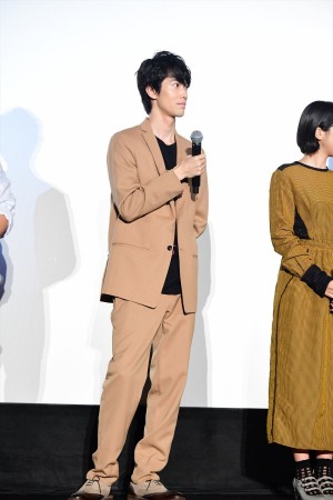 映画『あの頃、君を追いかけた』初日舞台挨拶に登壇した國島直希