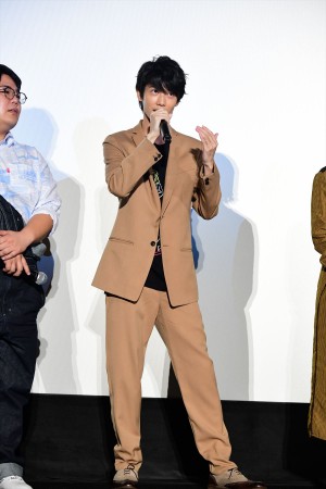 映画『あの頃、君を追いかけた』初日舞台挨拶に登壇した國島直希